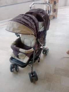 twin baby pram/stroller