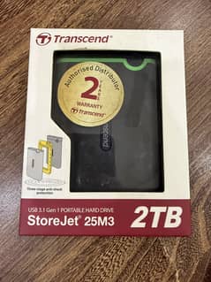 Transcend | StoreJet 25M3 - 2 TB Shockproof External Hard Drive