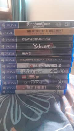 PS4 Games (Witcher 3, Star Wars Battlefront II, Xenoverse 2, Nioh 2)