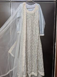 Bridal waleema Tail Maxi