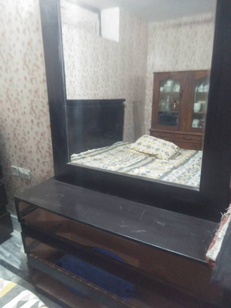 Bed Mattress 2side tables and dressing Table with Mirror 5