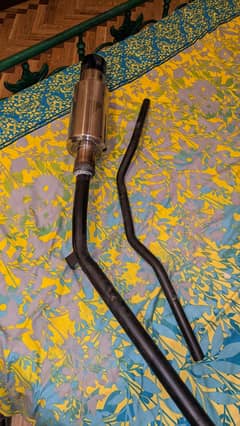 HKS exhaust with 1 piece handle