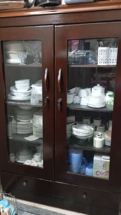 Double bed and kitchen cabinet  for sale