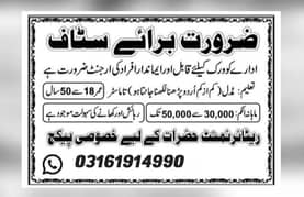 security job available male and female vacancies