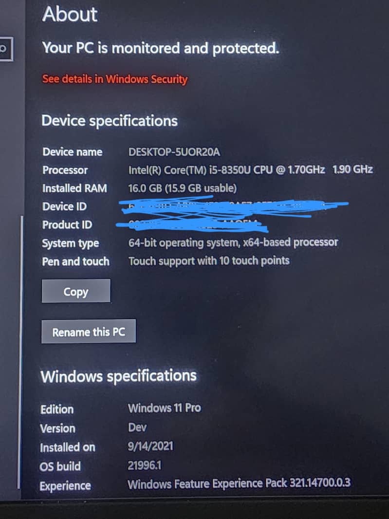 Dell Latitude 7490 Intel Core i5 8th Generation 2