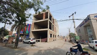 1 Kanal Corner Commercial Building For Sale N block Main Boulevard Joahr Town