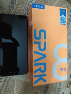 Tecno spark 8 pro with box 4/64gb, 48mp camera