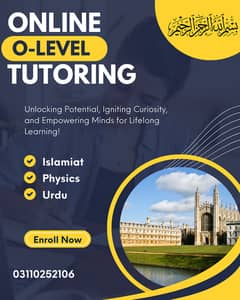 Online Tutoring For O-Levels Student