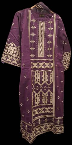 Three piece, fully embroidered suit