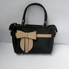 Woman's PU Leather Plain Hand Bag