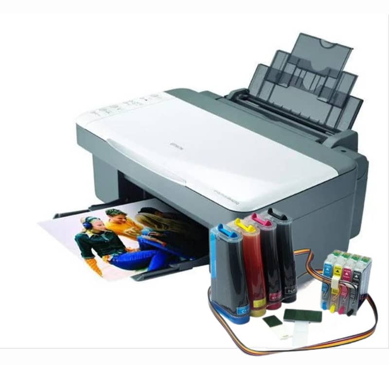Epson DX4050 Inkjet Printer Eco tank with Wifi Printing to Android. 0