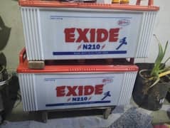 Exide batteries 1 years used