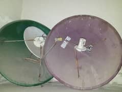2 Dishes with Receivers