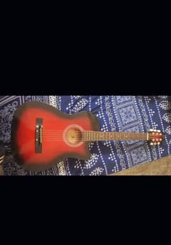 New wooden guitar