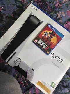 ps5 1215 series disc edition US with red dead redemption 2 disc
