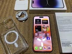 Apple I phone 14 pro max complete box urgent sale wtp 0329=4867199