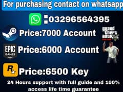 GTA 5 (ENHANCED OR LEGACY) ACCOUNT OR KEYS AVAILABLE WITH FULL ACCESS