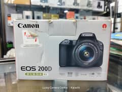 Canon 200D | 18-55mm stm lens | complete box