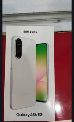 Samsung A56 12-256 white colour brand new