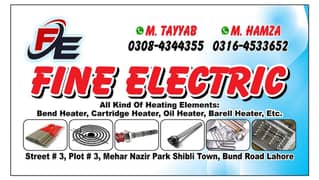 we are manufacturing all kind of heating elements
