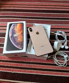 Apple iPhone xs max double sim PTA approved 256 GB water pack