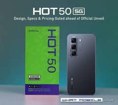infinix hot 50 pro  blue colour