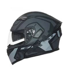 Jiekai JK 902 Double Visor Flip Black Helmet