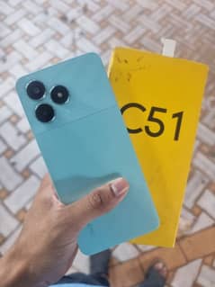 Realme C51 good condition 4GB 64GB  complete saman 5 months warenty