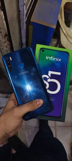 infinix S5 good condition 6GB 128GB seald 100% complete saman All ok