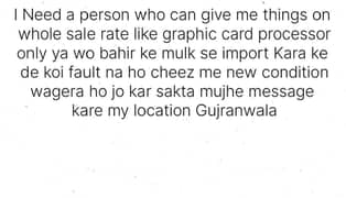 graphic card need in whole sale rate