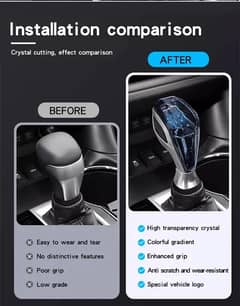 Led gear knob