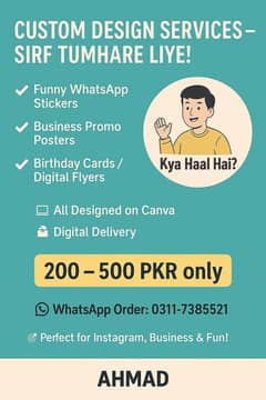 Custom CV, Sticker & Poster Design – Digital Delivery