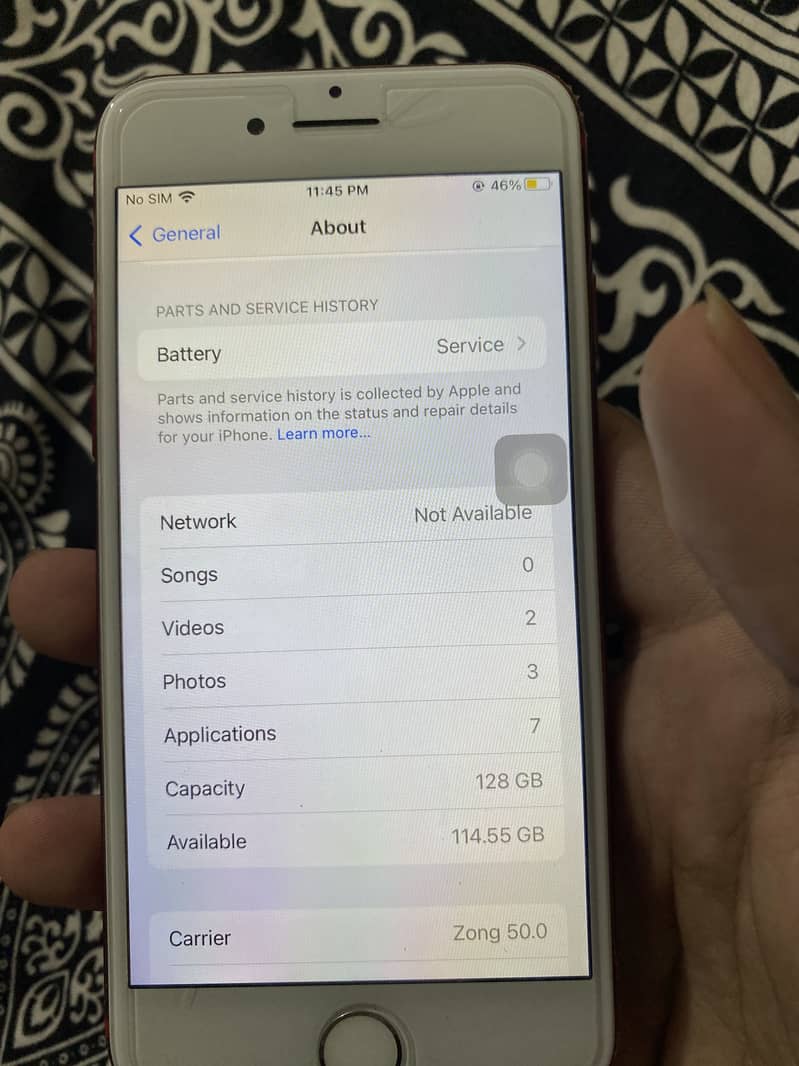 IPhone 7 128 gb 10/10 condition non active 4