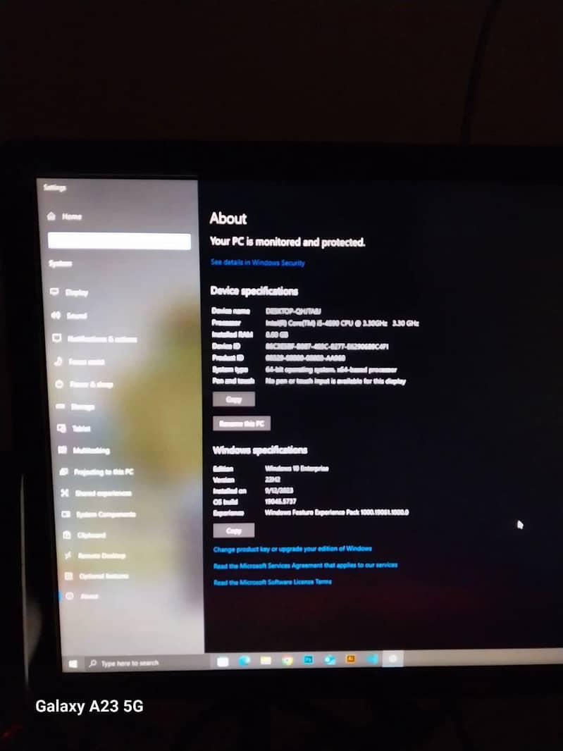 Gaming PC Computer with RGB KEYBOARD AND MOUSE 45K 1