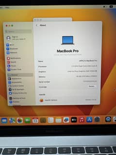 MacBook Pro 2017 16/256 ci5 13 inch Display