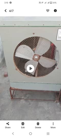 Air cooler metal body