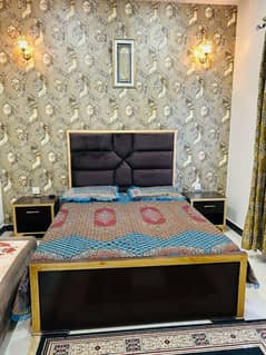 queen furniture modern 2 sidetables bed dressing with dewaan 4 sale