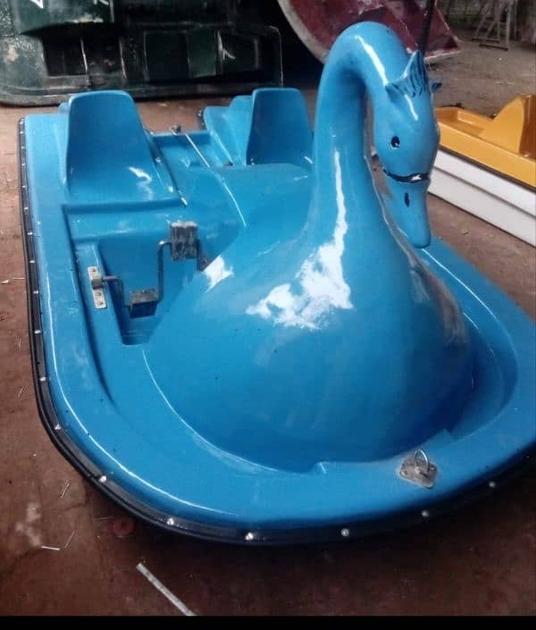 fiberglass duck design paddle boat (new design) 4