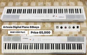Artesia Digital Piano 88keys Usb Port keyboard Electric acoustic