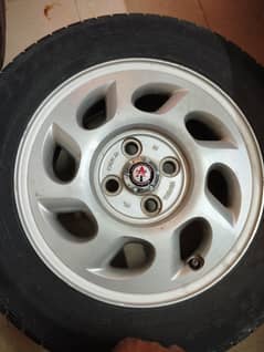 Toyota originals alloy rims 14 inch.