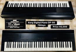 Roland Digital pinao 76 Keys DP-80 We have Keyboard Electric Acoustic