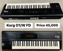 Korg 01w Keyboard We have Piano Bass Electric Acoustic Amp