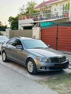 Mercedes C Class 2007 with sunroof and beige room 2014 registered