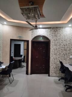 MIAN ESTATE OFFERS SEMI FURNISHED 5 MARLA LOWER PORTION FOR RENT FOR SILENT OFFICE