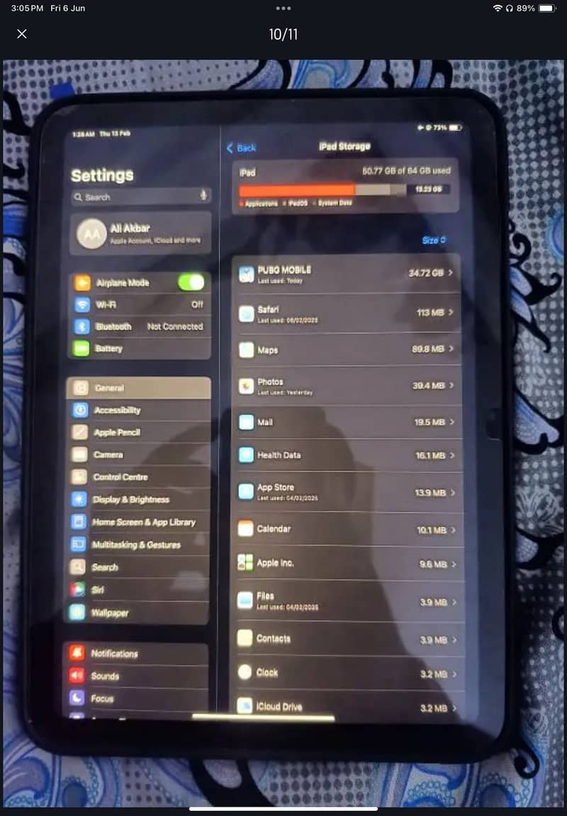 I pad 10 gan 64 g. b 8
