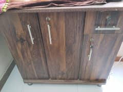 WOODEN IRON STAND