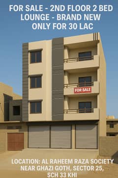 Flat for Sale 2 Bed Lounge in Al Rahim Raza Society, Phase 1 Scheme 33 near ghazi goth