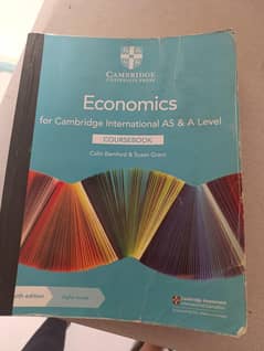 AS and A level Economics official Course Book Cambridge