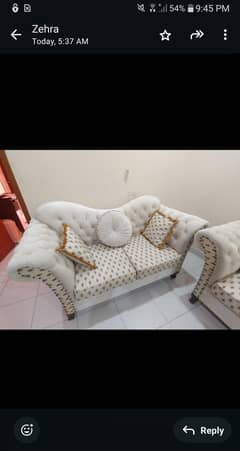 Luxury sofa set brand new table