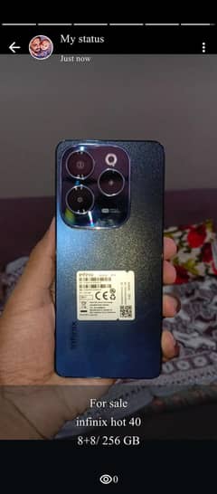 infinix Hot 40 8+8/256